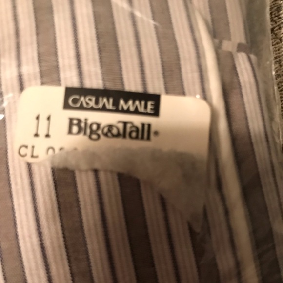 Men’s plus size pajama set. Button up top w/long sleeves & matching long pants - Picture 7 of 7